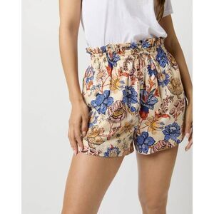ULLA JOHNSON Devin Shorts in Magnolia 0 Womens Floral Bottoms